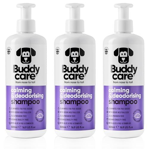 Calming & Deodorising Dog Shampoo by Buddycare (50.72oz)