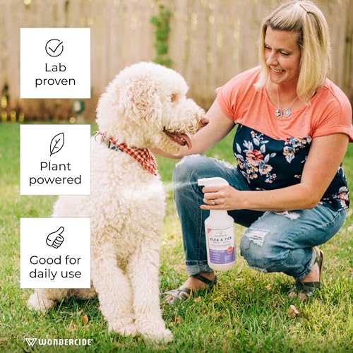 Flea Tick & Mosquito Spray for Pets & Home (128 Fl Oz / Rosemary)