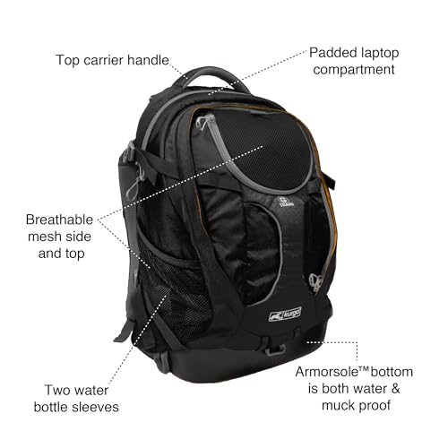 G Train Pet Carrier Backpack (Black)