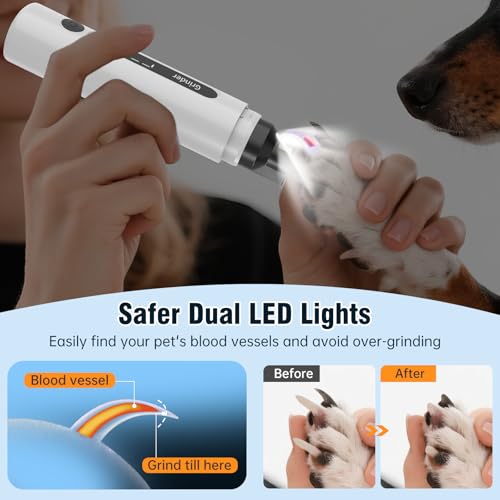 Dog Nail Grinder (White)