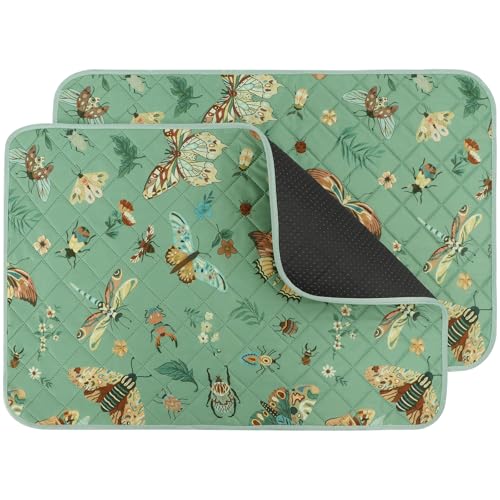 Washable Pee Pads for Dogs (Green / 30x20 inch - 2pcs)