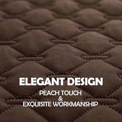 Waterproof Armchair Covers for Pets (30x30 Inch (Pack of 1) / Dark Chocolate/Light Chocolate)