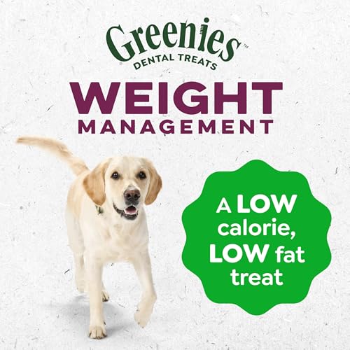 Weight Management Teenie Size Natural Dental Dog Treats (96 Count (Pack of 1))