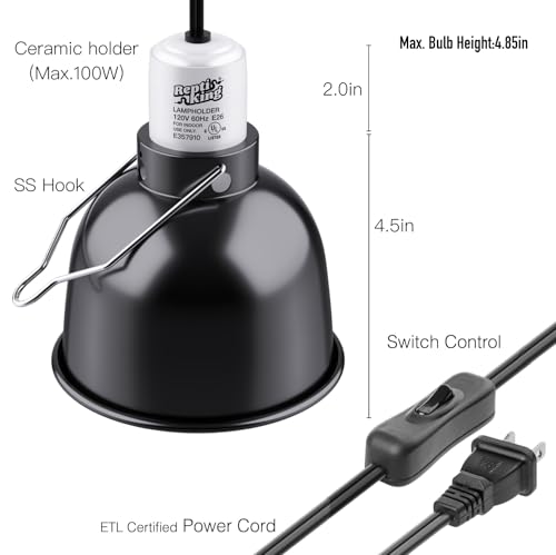 Reptile Light Fixture (5.5'' Standard Dome)