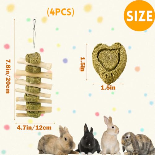 Natural Bunny Toys for Rabbits (【Style D】)