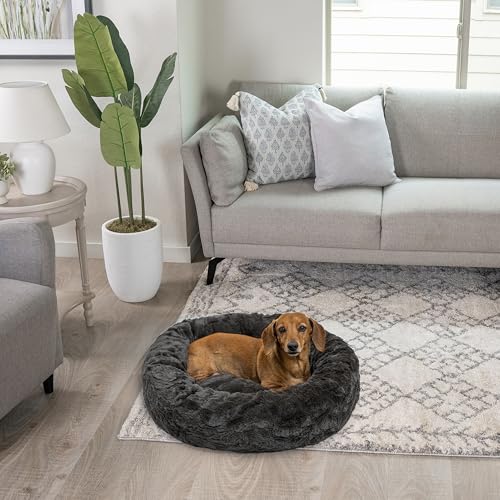 Original Calming Donut Dog Bed (Mink Lux / Small)