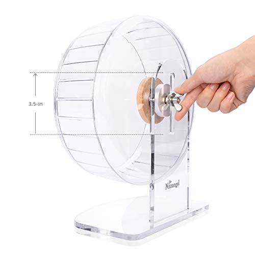 Super Silent Hamster Exercise Wheels (Medium / Transparent)