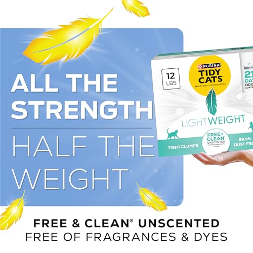 Free and Clean Lightweight Unscented Cat Litter (12 Pound (Pack of 1))