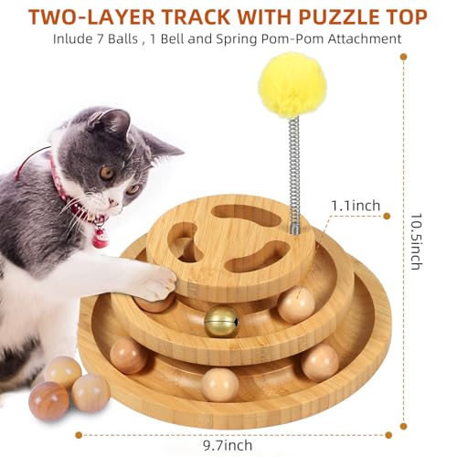 Cat Ball Track with Puzzle Top (Large - Plus)