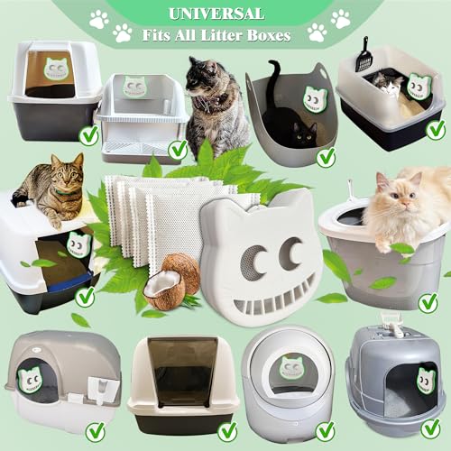 Unscented Cat Litter Box Deodorizer for Fumoi Automatic Litter Box (White)