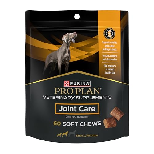 Purina Pro Plan Veterinary Small Breed Dog Joint Care Supplement with Glucosamine (Small Breed / 60 Chews (1 Pack))