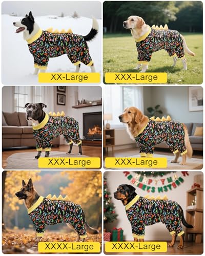 Dinosaur Costume Dog Pajamas (XXXX-Large / Dinos#1)