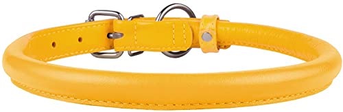 Tangle Free Rolled Leather Dog Collar