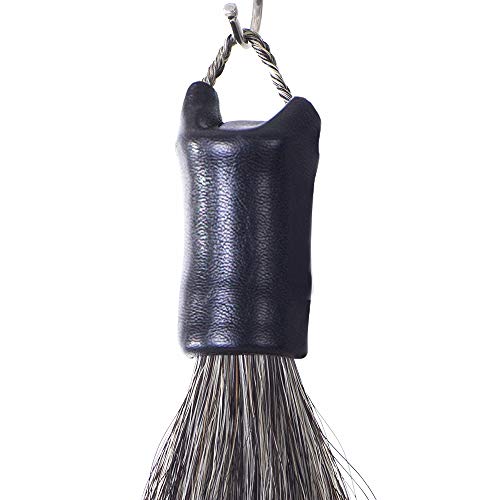 Horse Tail Extensions with Braided Horsehair Loop (1/2 Pound (34"-36") / Dark Gray)