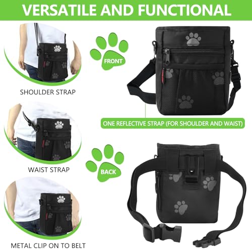 Dog Treat Pouch (Black Pattern)