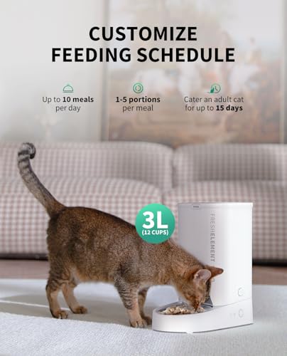 Automatic Cat Feeder (Grey)