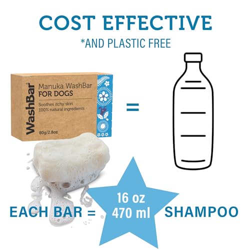 Dog Shampoo Bar Soap for Itchy Skin Relief (2.8 oz)
