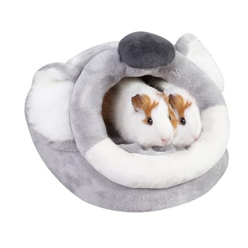 Guinea Pig Bed House & Hideout for Rat Bearded Dragon Hedgehog Ferret to Sleep and Hide (X-Large / 5.Koala)