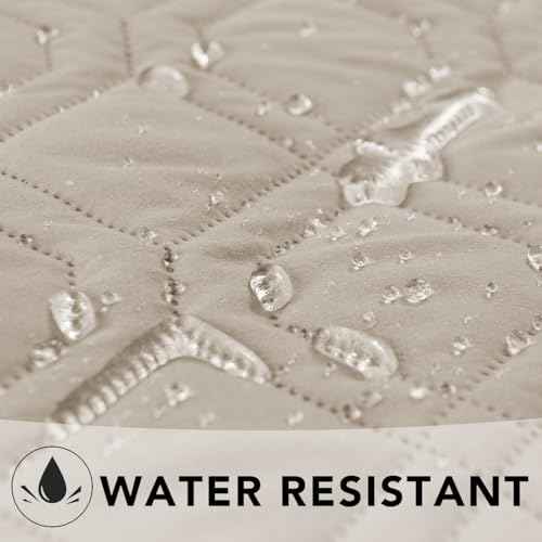 Waterproof Dog Bed Cover Pet Blanket for Furniture Bed Couch Sofa Reversible (40x70 Inch (Pack of 1) / Khaki+khaki)