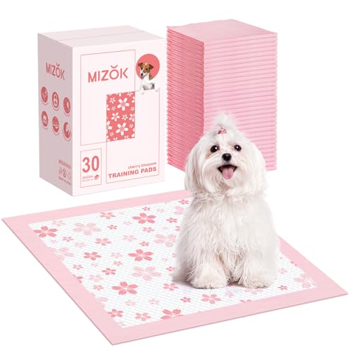 Pink Puppy Pads with Adhesive Tabs Wee Wee Pads for Dogs 22x22in 30Ct (22x22in | 30Ct-Pink)