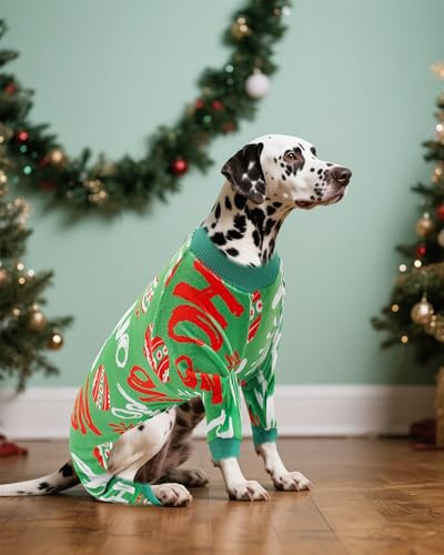 4 Pack Christmas Velvet Dog Pajamas for Extra Large Dogs (XX-Large)