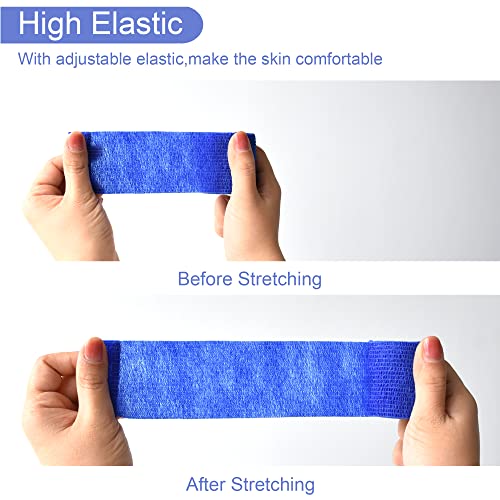 2 Inch Self Adhesive Bandage Wrap Cohesive Wrap (2 Inch / D Dark Blue)