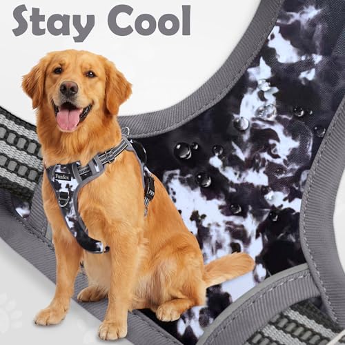 Dog Harness No Pull (Misty Gray / Medium)