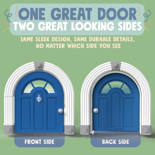 Meow Manor® Cat Door Interior Door (Blue)