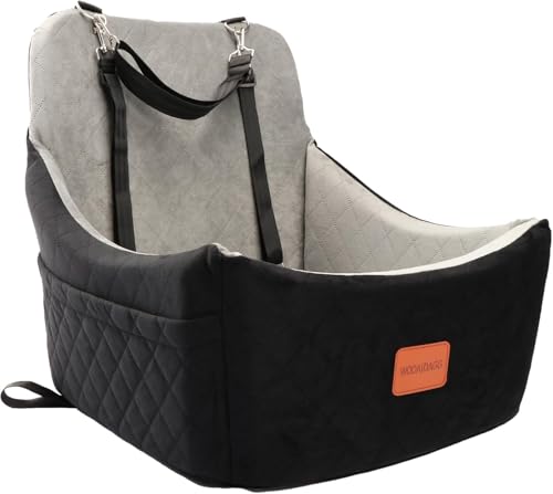 Dog Car Seat for Medium Sized Dog (Black/Grey)