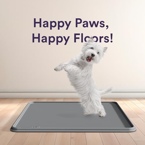 Pee Pad Tray Holder for Dogs (Small / Gray)