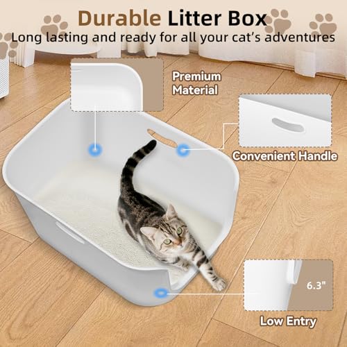 Extra Large High Sided Litter Box (High side)