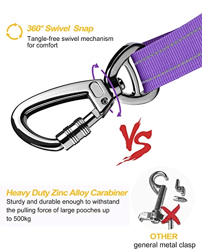 Dog Seat Belt for Car (Purple)