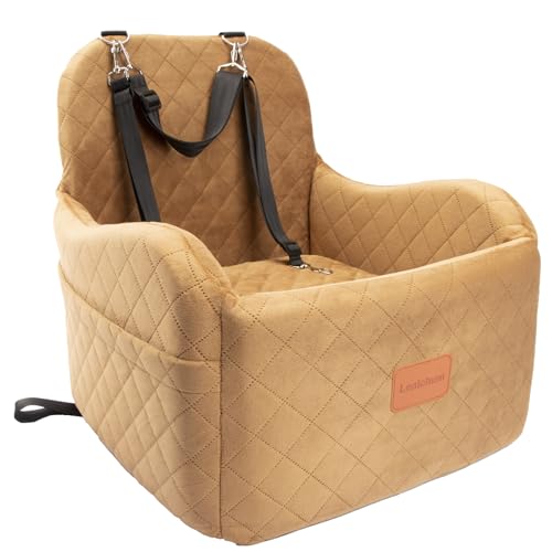 Dog Booster Car Seat for Small (Coffee / Medium)
