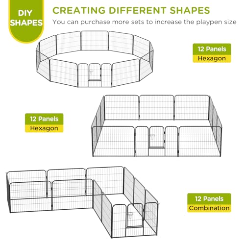 Dog Playpen 24" (12 panels)