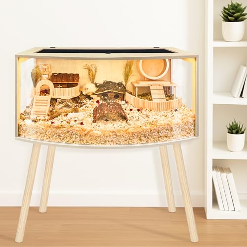 Hamster Cage with Curved Design (32.0"L x 16.0"W x 16.0"H)