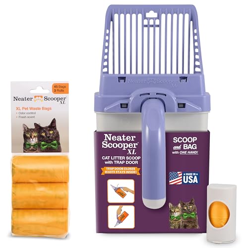 Neater Scooper XL Cat Litter Scoop (Lavender / XL - 60 Bags)