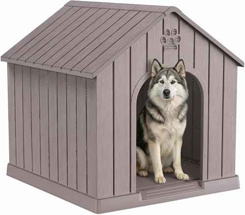 Outdoor Dog House (Grey / 38.62*36.26*38.07)