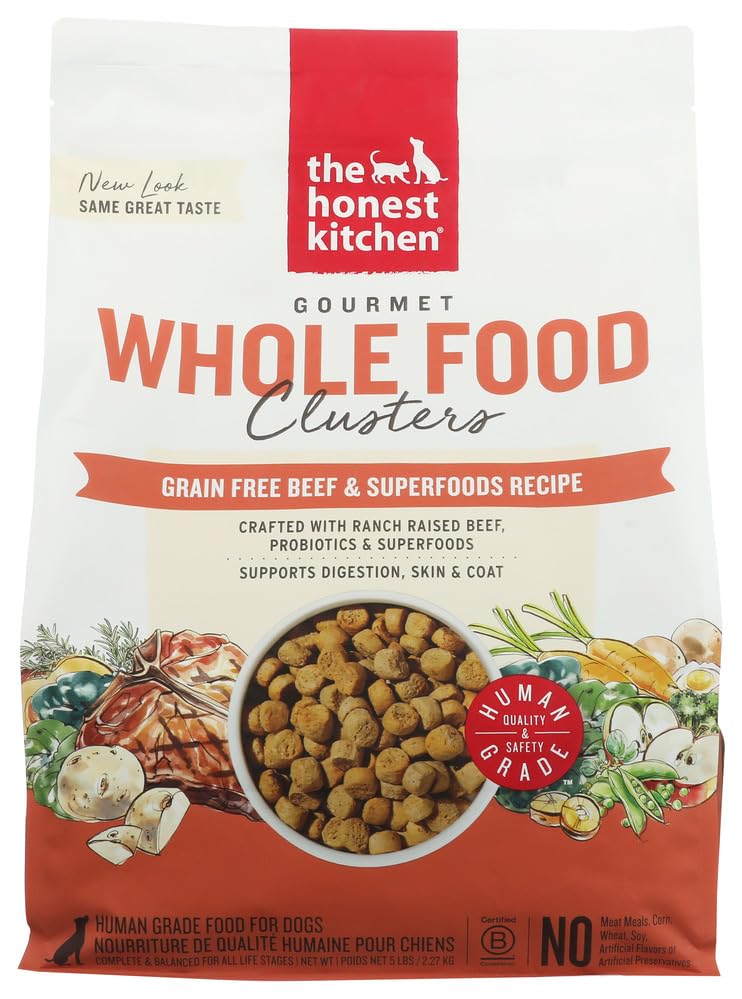 Grain Free Beef & Superfoods Whole Food Clusters (5 Pound (Pack of 1))