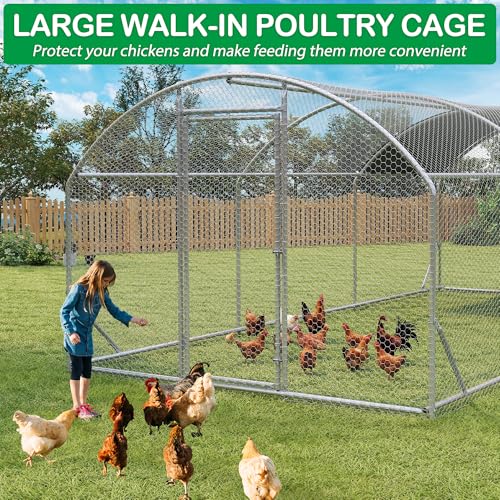 Large Metal Chicken Coop (19'Lx9'W)