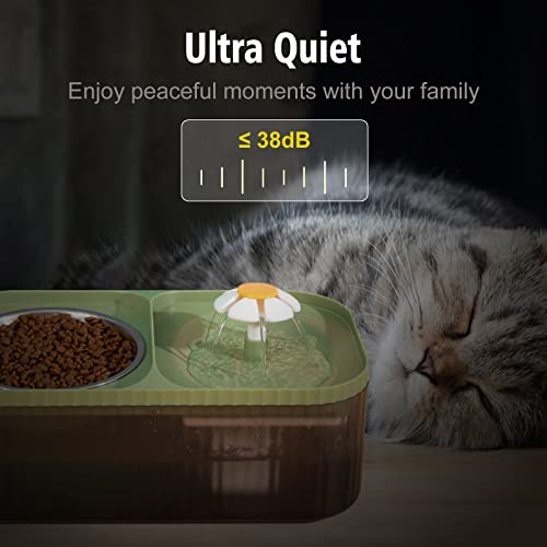 Cat Fountain Water Bowl Stainless Steel