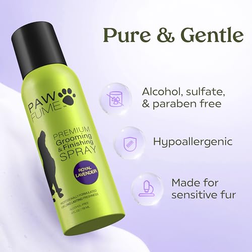 PAWFUME Dog Detangler Grooming Spray (4 Fl Oz (Pack of 1))