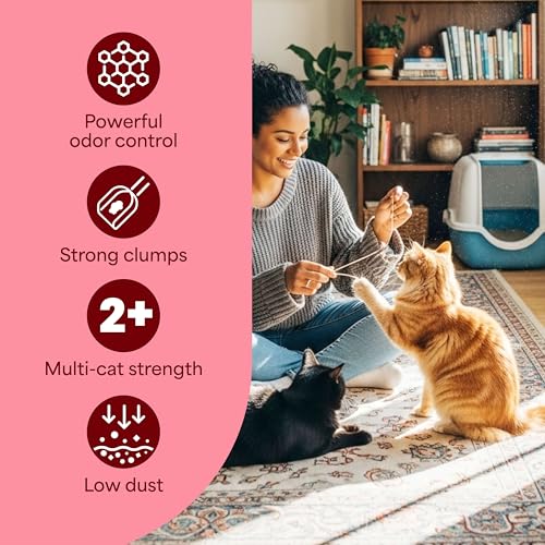Advanced Odor Shield Multi Cat Clumping Cat Litter (Advanced Multi Cat / 18.5 lb (Pack of 2))