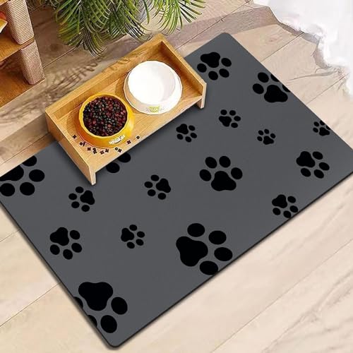 Pet Feeding Mat (Dark Gray-JY / 12"×20")