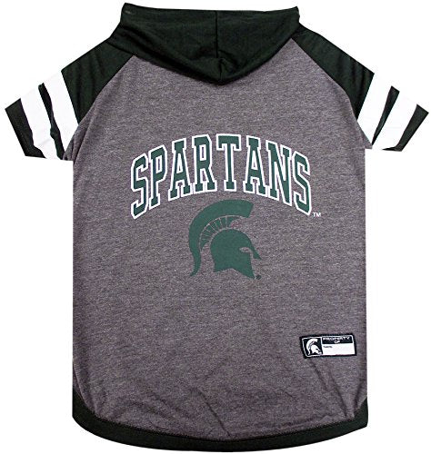 Michigan State Hoodie Tee Shirt (Michigan State Spartans / Small)