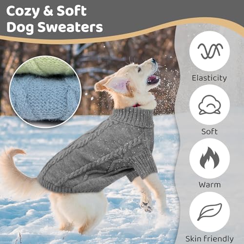 XXL Dog Sweater (XX-Large / Slate Grey)