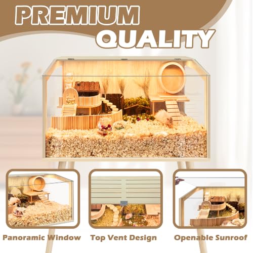 Hamster Cage with Legs (24.0"L x 16.0"W x 40.0"H)