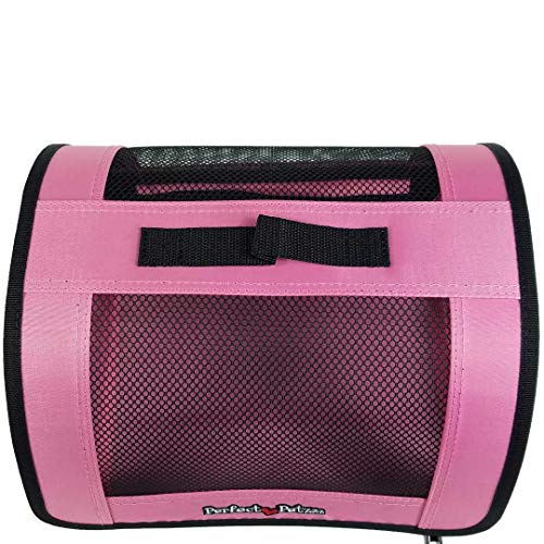 Tote for Lifelike Stuffed Interactive Pet Dogs and Cats (12.0"L x 6.0"W x 6.0"H / Pink)