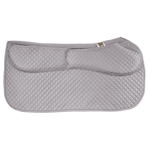 Thermoregulating Western Saddle Pad (Gray)