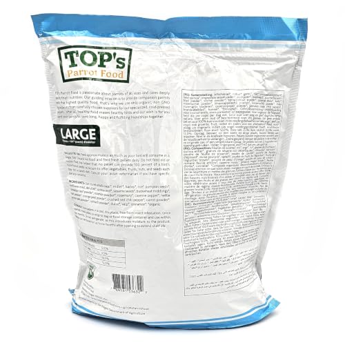 TOP's Parrot Pellets 4 lb (Large Pellets / 4 Pound (Pack of 1))