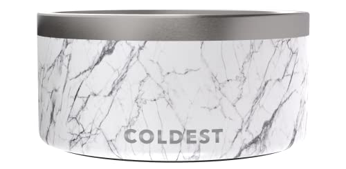 Coldest Dog Bowl (200 oz / Carrara Marble)